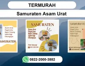 Termurah, 0822-2000-3882 Distributor Samuraten Asam Urat Blora