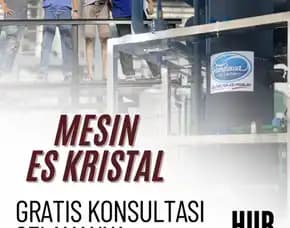 Mesin Es Kristal Untuk Usaha Halmahera Tengah Maluku Utara