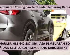 Maxload Towing! Jasa Pembuatan Towing Dan Self Loader Semarang Karoseri K3