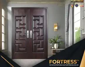 (Fortress) Pintu Rumah Baja 1 Daun Di Palu