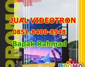 Wea (08x51 84oo 89x48) Jual Videotron Indoor Di Bangli