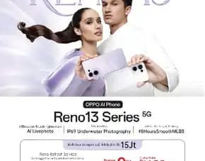 Segampang Itu Kredit Oppo Reno 13 5g 12 256gb, Dapatkan Promo Bunga 0% & Bebas 2x Cicilan