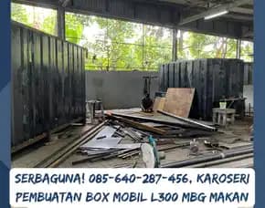 Serbaguna, Karoseri Pembuatan Box Mobil L300 Mbg Makan Bergizi Gratis Semarang Jepara