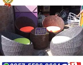 1 Set Sofa Gentong Rotan Sintetis