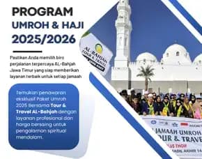 Travel Umroh Akhir Tahun 2025 Ngantang Malang Bersama Al Bahjah