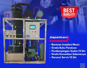 Mesin Es Batu Rumahan Tojo Una-Una, Sulteng