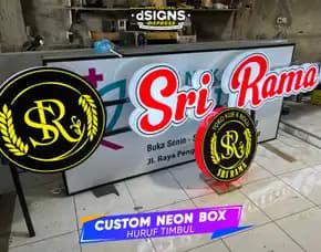 Jasa Reklame Toko - Papan Nama - Huruf Timbul - Neon Box Jakarta