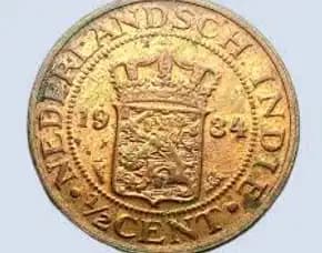 Jual Koin Kuno Hindia Belanda 2 Cent