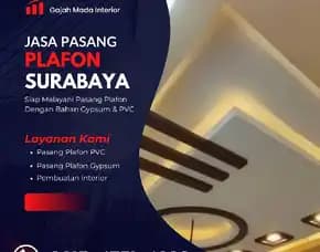 Jasa Pasang Plafon Sawahan Surabaya 0815,4751,4389