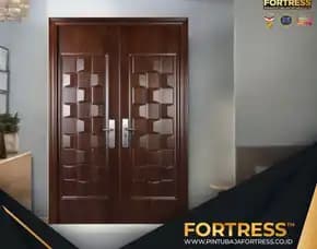 (Fortress) Pintu Minimalis Baja Ringan 1 Daun Di Palu