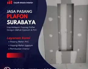Jasa Pasang Plafon Bubutan Surabaya 0815,4751,4389 Pasang Plafon Berkualitas & Profesional