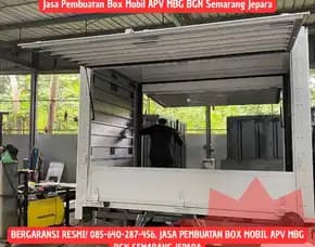 Bergaransi Resmi, Jasa Pembuatan Box Mobil Apv Mbg Bgn Semarang Jepara