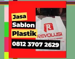 Jasa Sablon Plastik Opp Di Tempel