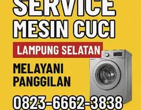 Jasa Service Mesin Cuci Di Lampung Selatan,Teknisi Panggilan Ke Rumah 0823,6662,3838