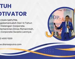 Pembicara Motivator Karawang, Terpercaya & Solutif, Dian Saputra