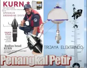 Agen Toko Pasang Peralatan Penangkal Petir Lengkap Daerah Dramaga Sentul Bogor