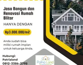 Full Custom Jasa Borongan Bangun Rumah Ruko Gandusari Blitar Patrialand Blitar Kademangan