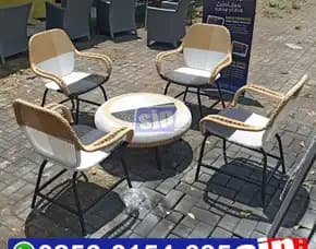 Pabrik  Pengrajin Kursi Meja Makan Rotan Sintetis