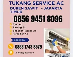 O856 9451 8o96 Layanan Jasa Tukang Service Ac Duren Sawit Jakarta Timur Bergaransi