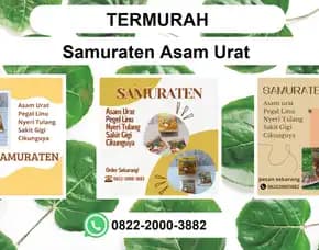 Termurah, 0822-2000-3882 Distributor Samuraten Asam Urat Karawang
