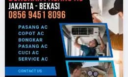 0856 9451 8096 Bongkar Pasang Ac, Copot Ac, Pasang Ac Daerah Pondok Kelapa Jakarta Timur