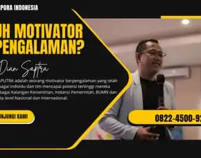 Trainer Motivator Kediri , Terpercaya & Solutif, Dian Saputra