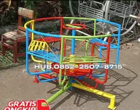 Inspirasi Ayunan Besi Model Kereta Dan Mangkok Putar Kec Pasirian Lumajang