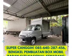 Super Canggih, Bengkel Pembuatan Box Mobil Badan Gizi Nasional Semarang Demak