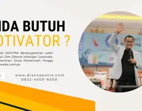 Pembicara Leadership Karanganyar, Terpercaya & Solutif, Dian Saputra