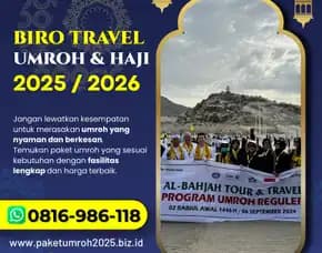 Travel Umroh Keluarga 2025 Poncokusumo – Layanan Profesional