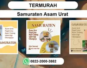 Termurah, 0822-2000-3882 Distributor Samuraten Asam Urat Pacitan