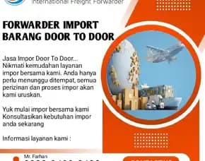 Jasa Import Door To Door Dari Guangzhou Ke Jakarta Indonesia- Forwarder Import Barang Door To Door