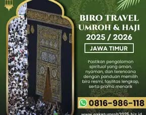 Travel Umroh Syawal 2025 Binangun Blitar Al Bahjah