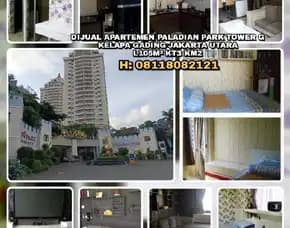 Dijual Apartemen Paladian Park Tower G Kelapa Gading Jakarta Utara.L105m² Kt3 Km2 Full Furnish