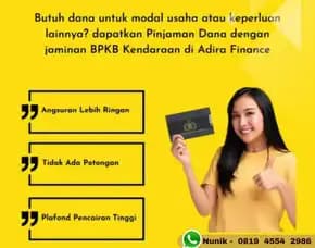0819-4554-2986,Gadai Jaminan Bpkb Motor Di Surabaya