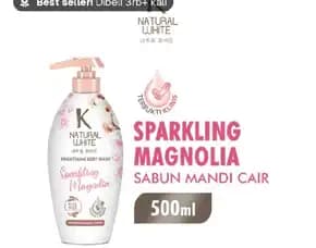 Sabun Mandi Cair K Natural White Sparkling 500 Ml