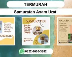 Termurah, 0822-2000-3882 Distributor Samurat En Asam Urat Padang Sidempuan