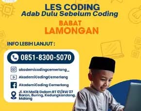 Kursus Coding Terbaik, Babat, Lamongan.