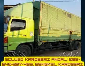 Solusi Karoseri Andal, Bengkel Karoseri Wingbox Tronton Semarang Kendal