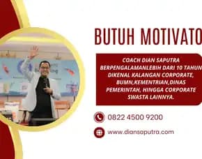 Motivator Samarinda, Terpercaya & Solutif, Dian Saputra