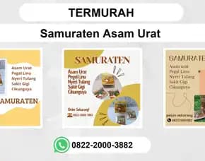 Termurah, 0822-2000-3882 Distributor Samuraten Asam Urat Labuan Bajo