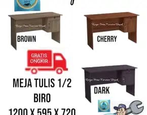 Meja Tulis Kantor Ada Rak Laci Kuat Awet Spesial 470.000 Free Ongkir Free Pasang Cod