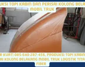 Efisiensi Maksimal! Produksi Wind Deflector Dan Bemper Kolong Belakang Mobil Truk Box Titanium Fiber