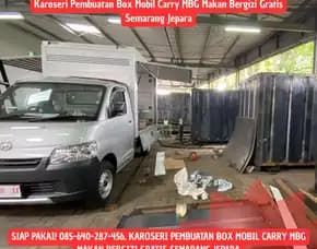 Siap Pakai, Karoseri Pembuatan Box Mobil Carry Mbg Makan Bergizi Gratis Semarang Jepara