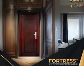 (Fortress) Pintu Baja Fortress Urban 1 Daun Di Palu