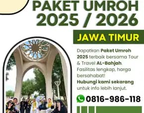 Travel Umroh Syawal 2025 Ngantang Malang Al Bahjah