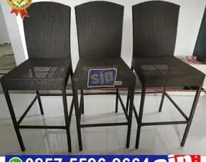 Kursi Bar Rotan Sintetis / Kursi Cafe Rotan Sintetis / Furniture Rotan Sintetis