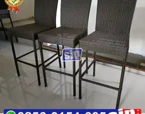 Kursi Bar Rotan Sintetis, Kursi Cafe, Kursi Kafe Rotan