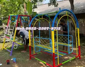 O8s2-2so7-87is Info Ayunan Anak Dari Besi Rekomendasi Model Taman Depan Sekolah Kec Baturraden Banyumas