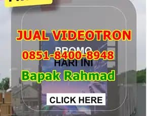 Wea (08x51 84oo 89x48) Jual Videotron Indoor Di Blora